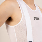 Cycling technical base layer that improves breathability during warm weather riding.