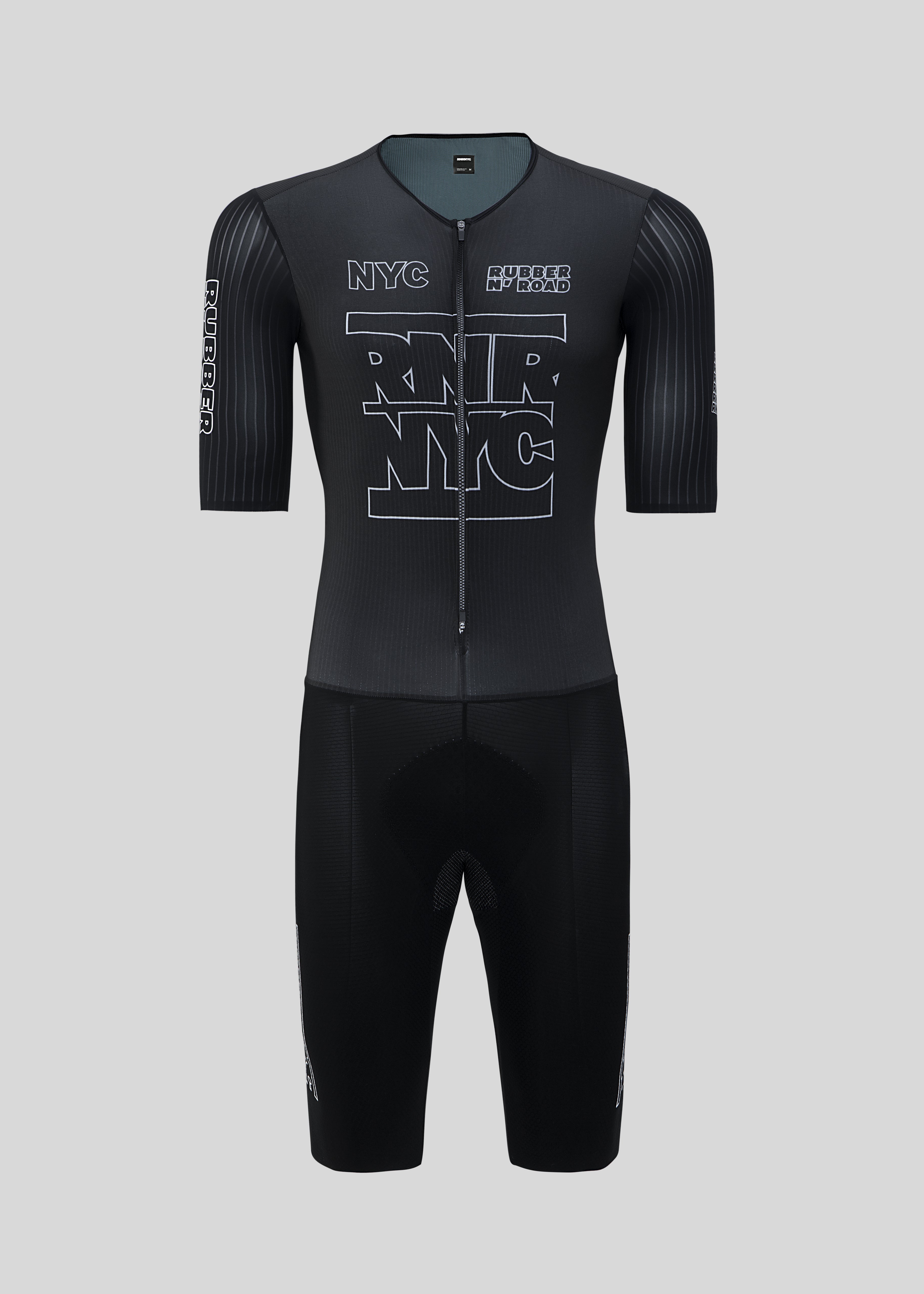 RNRNYC™ IMPACT Pro Aero Road Suit 2.0 - Black/Black – RUBBER N