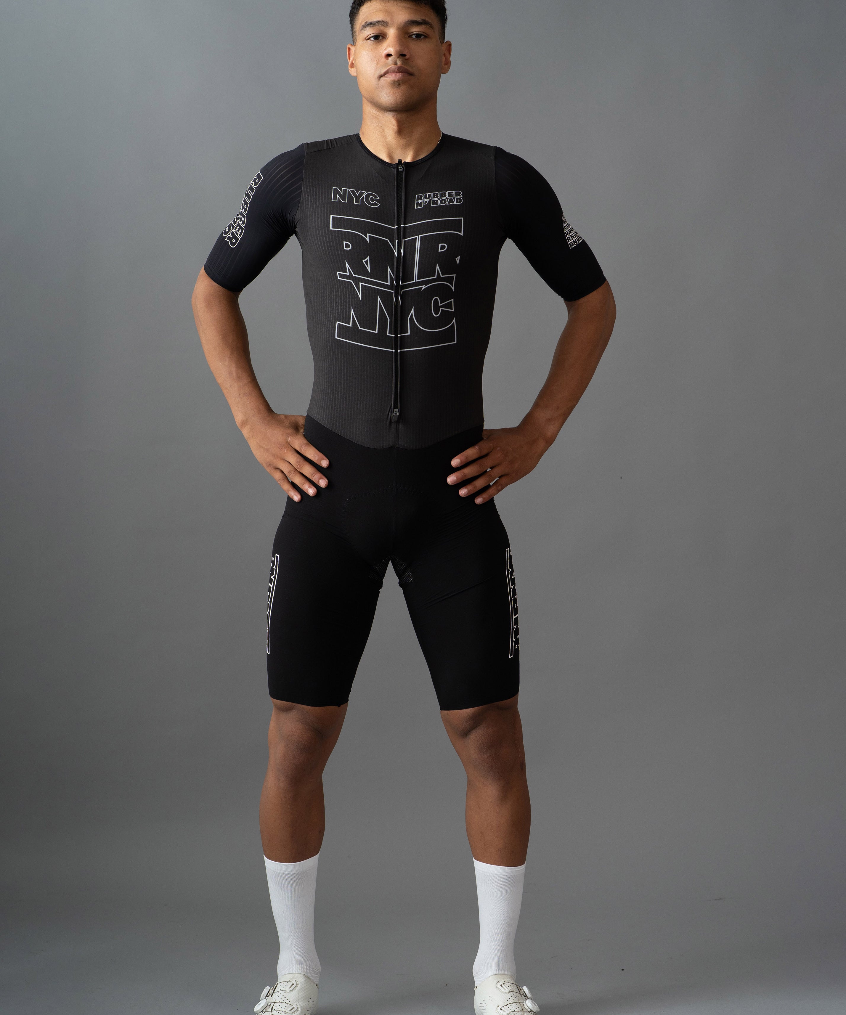 RNRNYC™ IMPACT Pro Aero Road Suit 2.0 - Black/Black - RNRNYC™