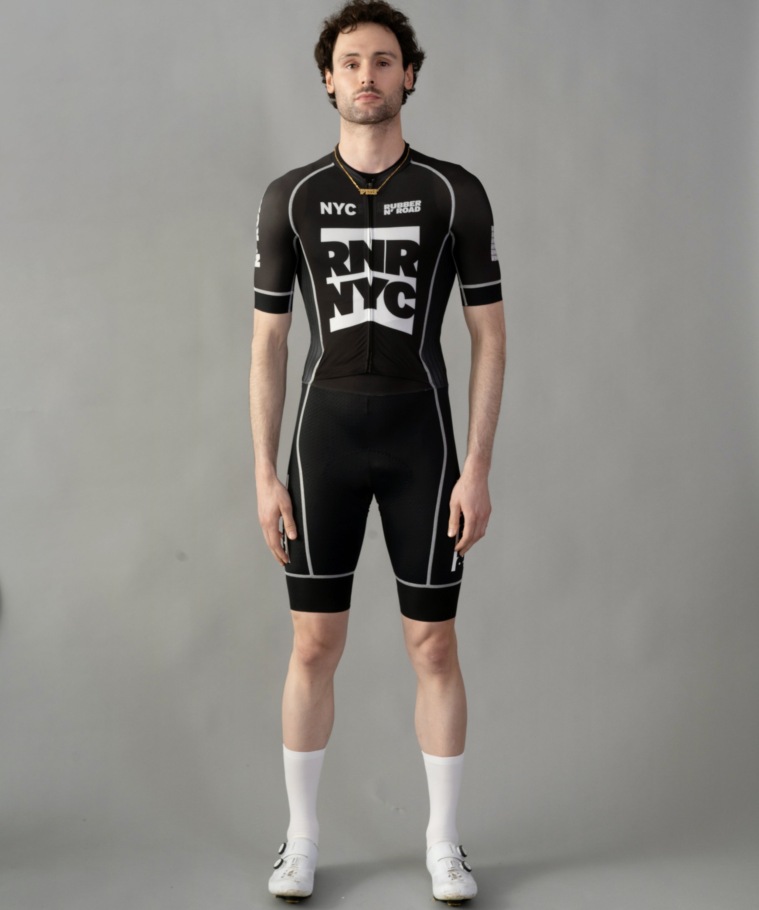 RNRNYC™ IMPACT Aero Road Suit - Black/White - RNRNYC™