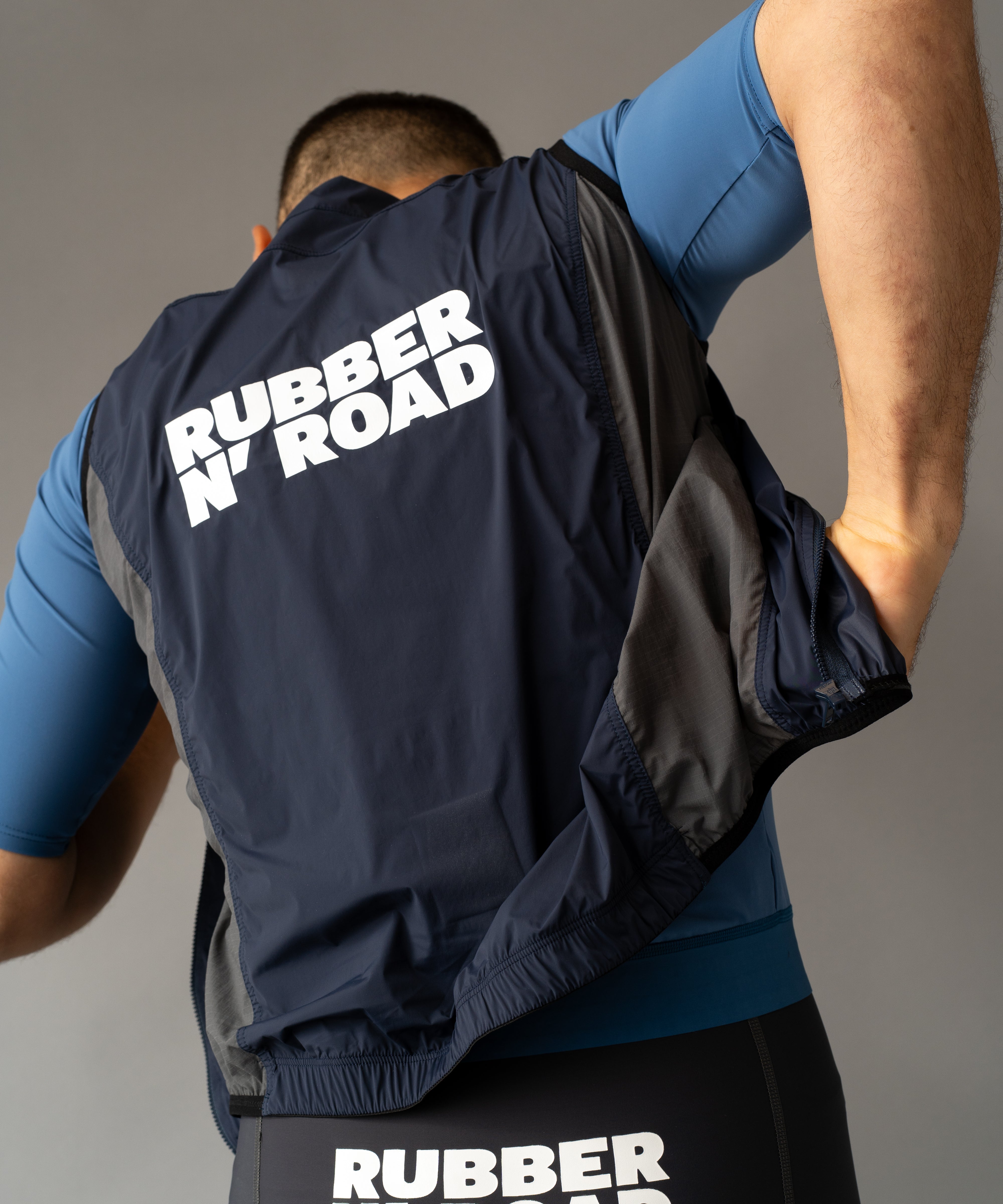 Uniform Wind Vest 2.0 - Dark Blue - RUBBER N' ROAD