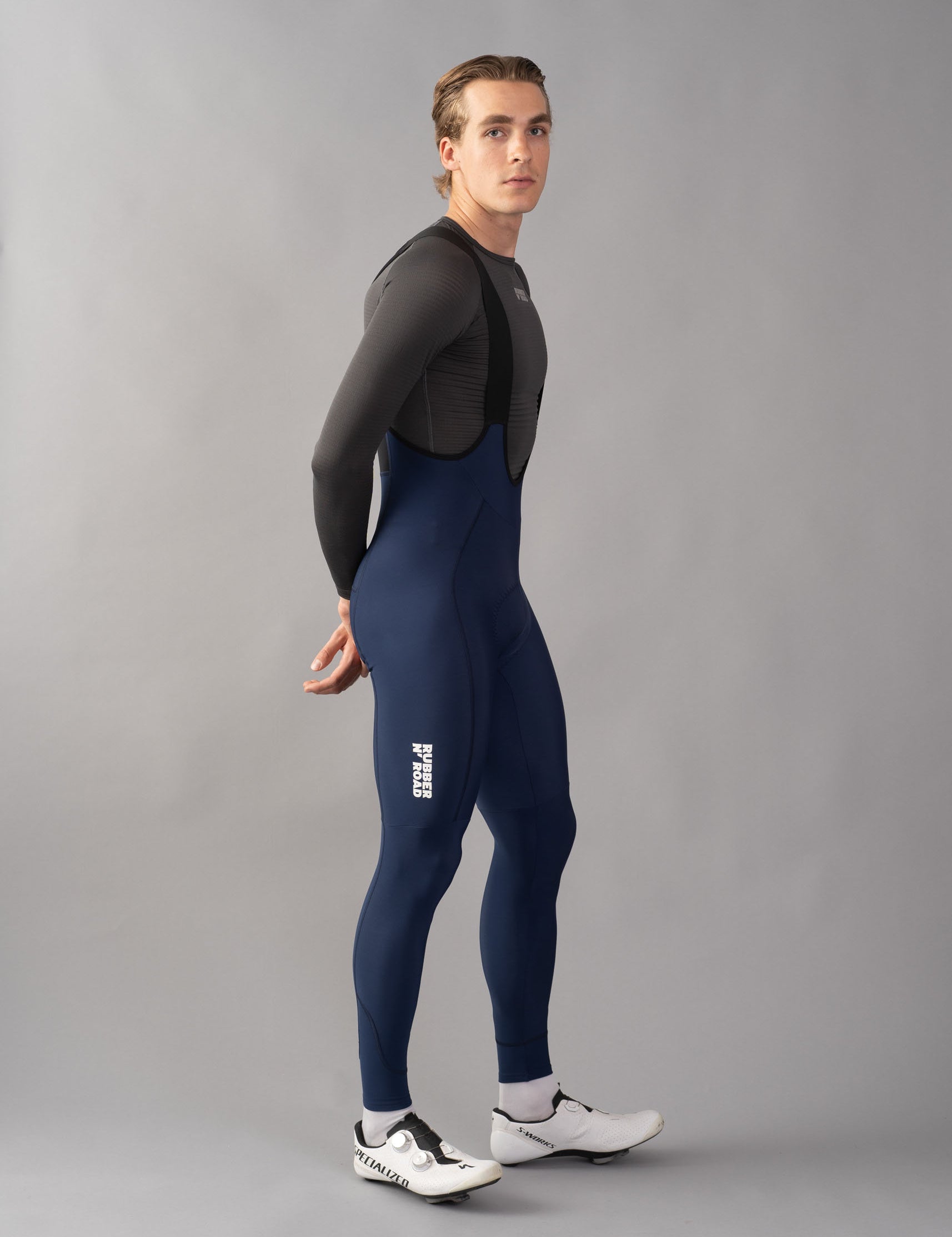 Uniform Bib Tights - Dark Blue - RUBBER N' ROAD