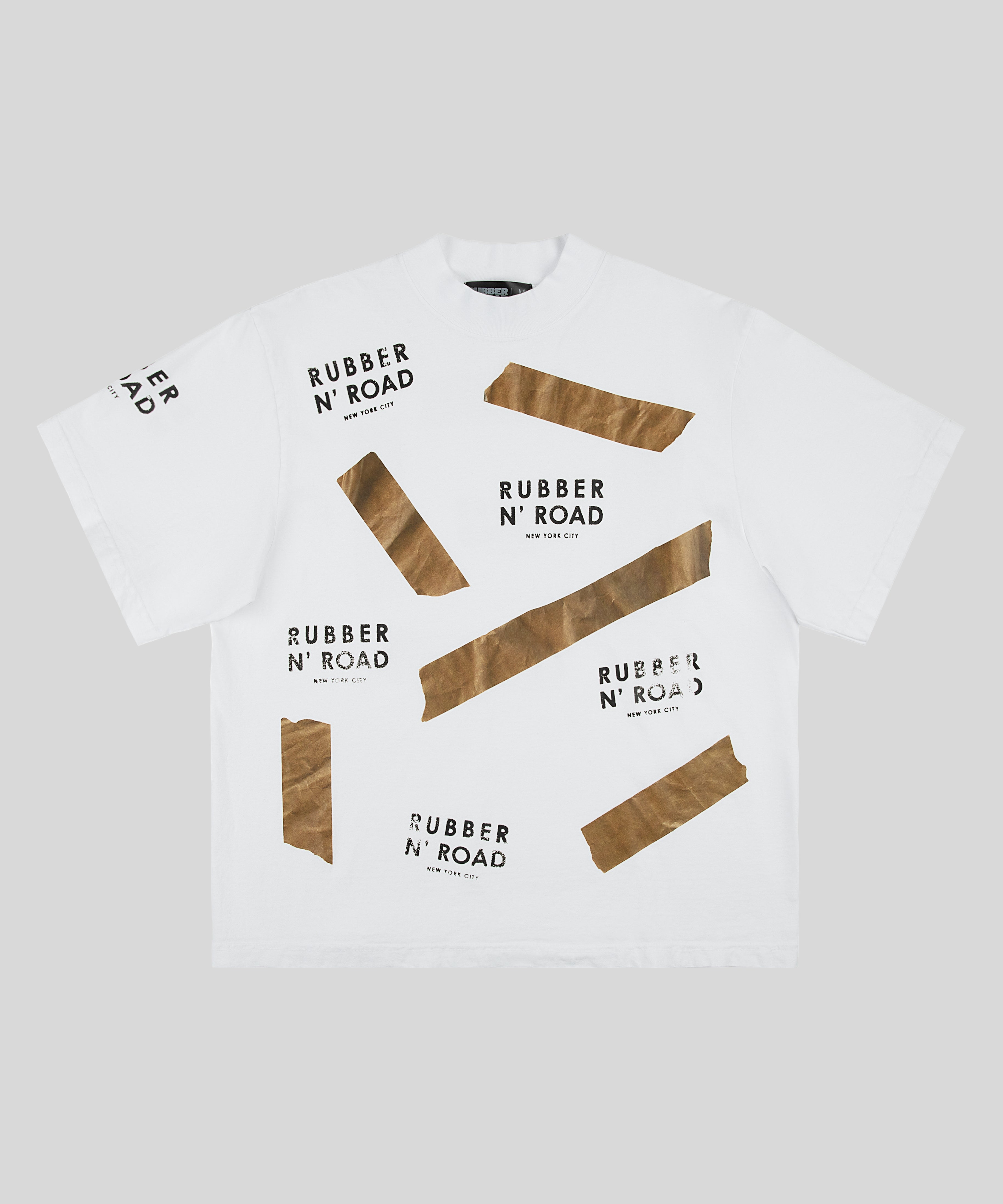 Stamped Tape Tee - RUBBER N' ROAD NEW YORK