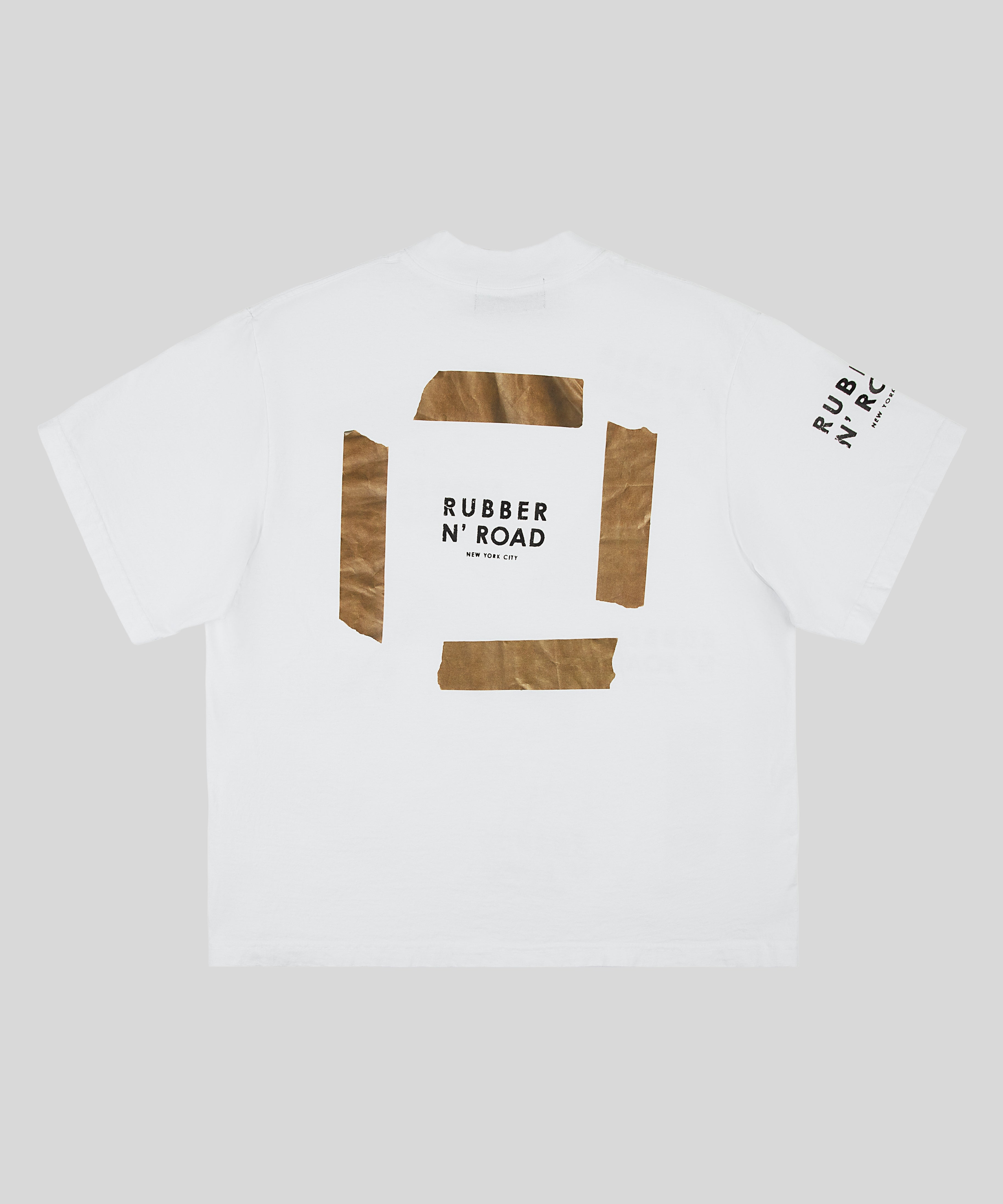 Stamped Tape Tee - RUBBER N' ROAD NEW YORK