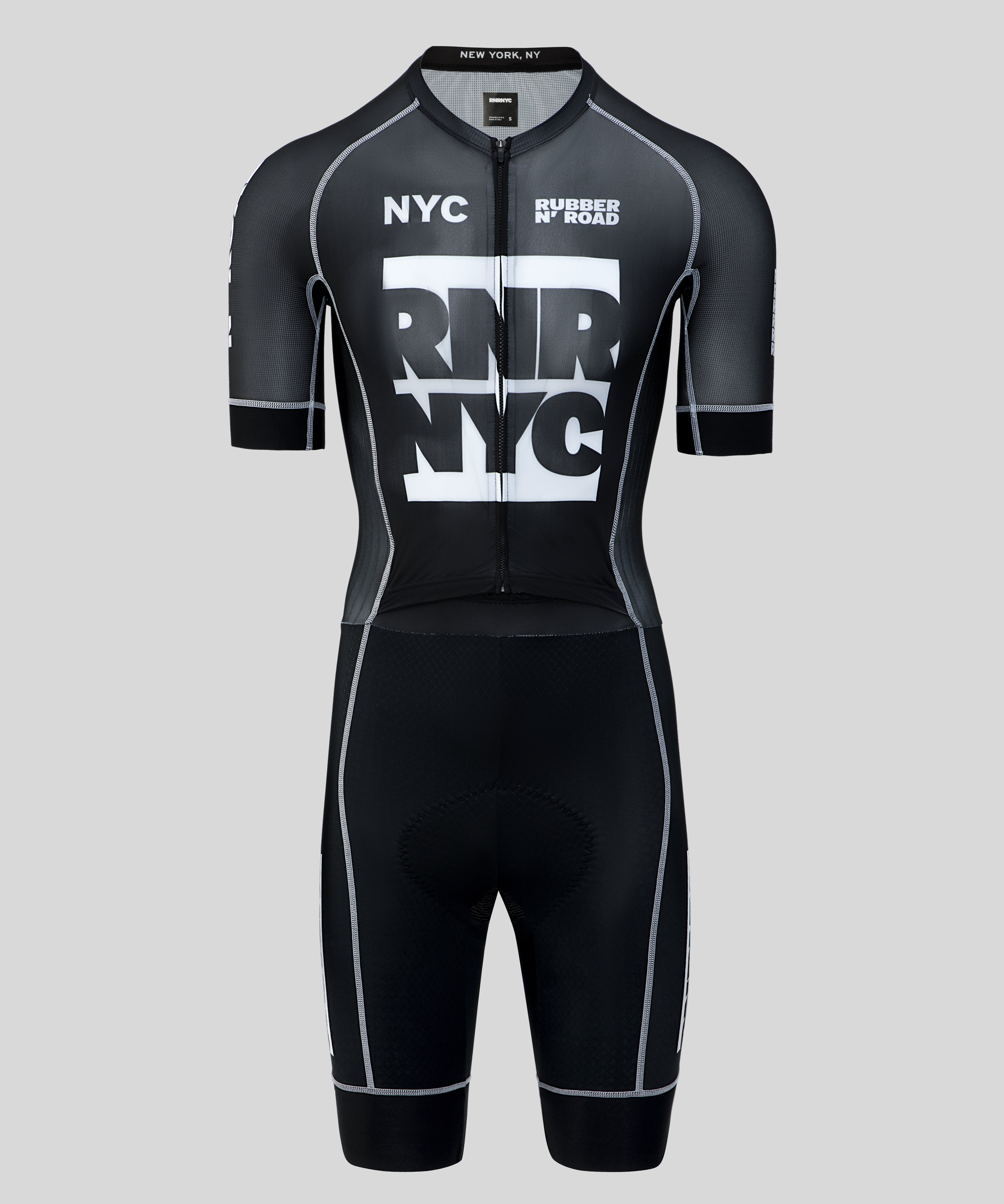 RNRNYC™ IMPACT Aero Road Suit - Black/White - RNRNYC™