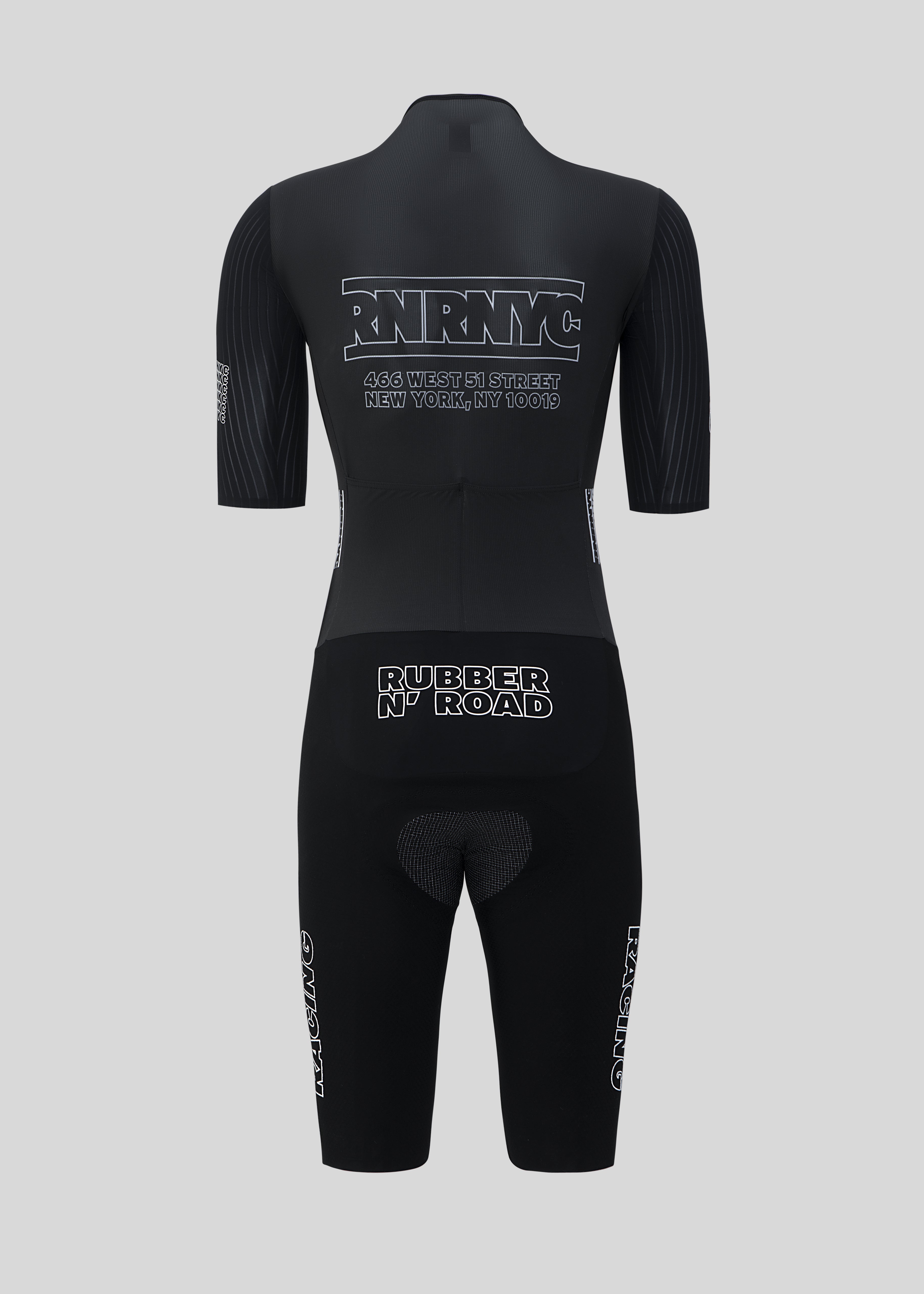 RNRNYC™ IMPACT Pro Aero Road Suit 2.0 - Black/Black – RUBBER N