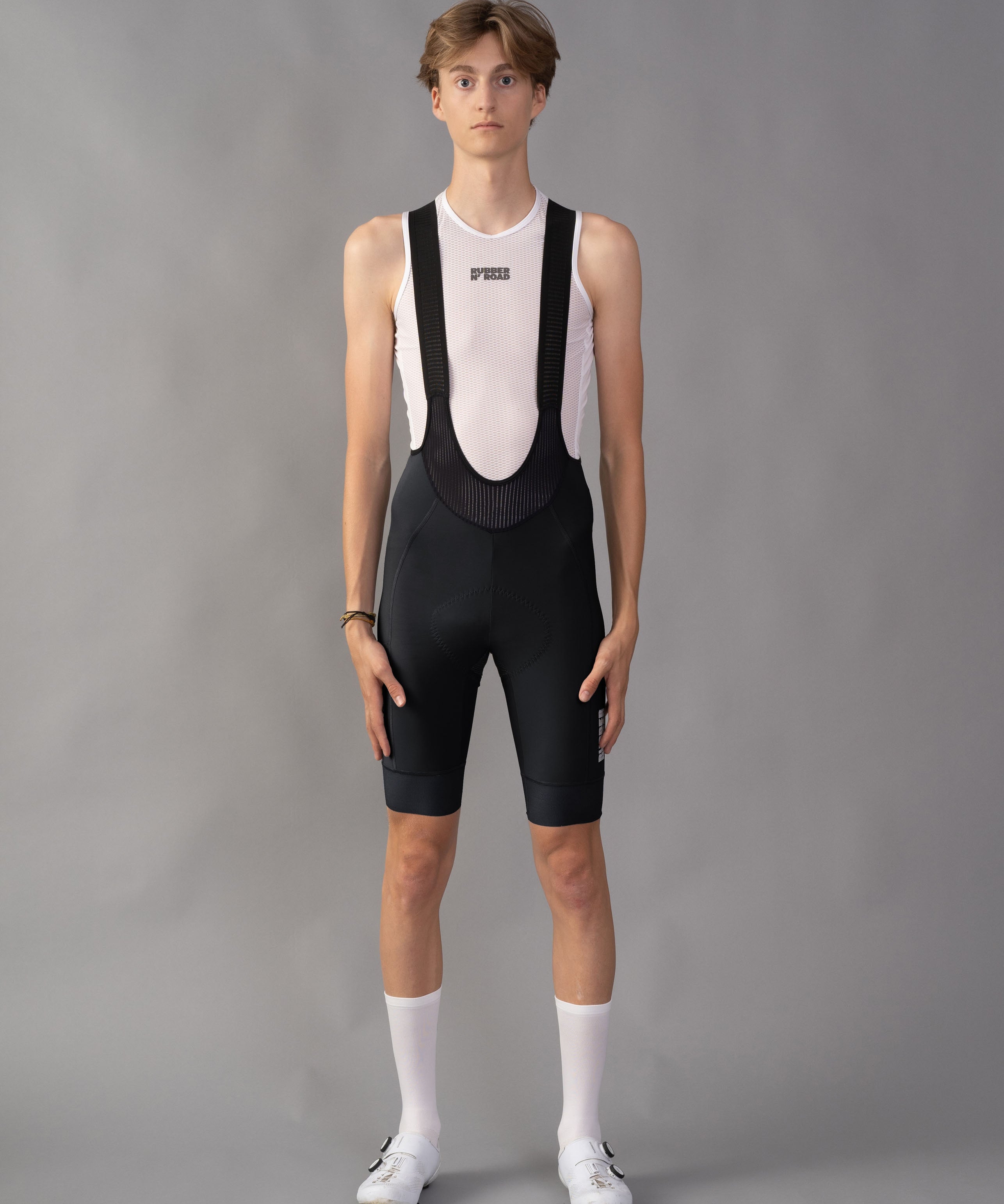 PREVAIL Bib Shorts - Black/Black - RUBBER N' ROAD