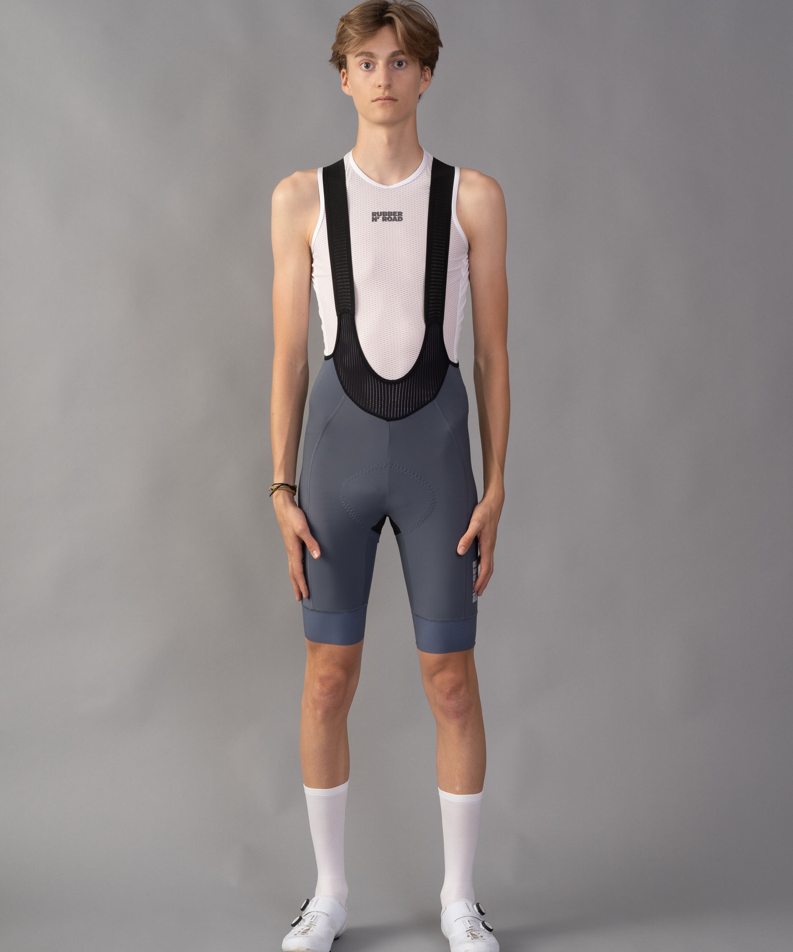 PREVAIL Bib Shorts - Slab Grey - RUBBER N' ROAD