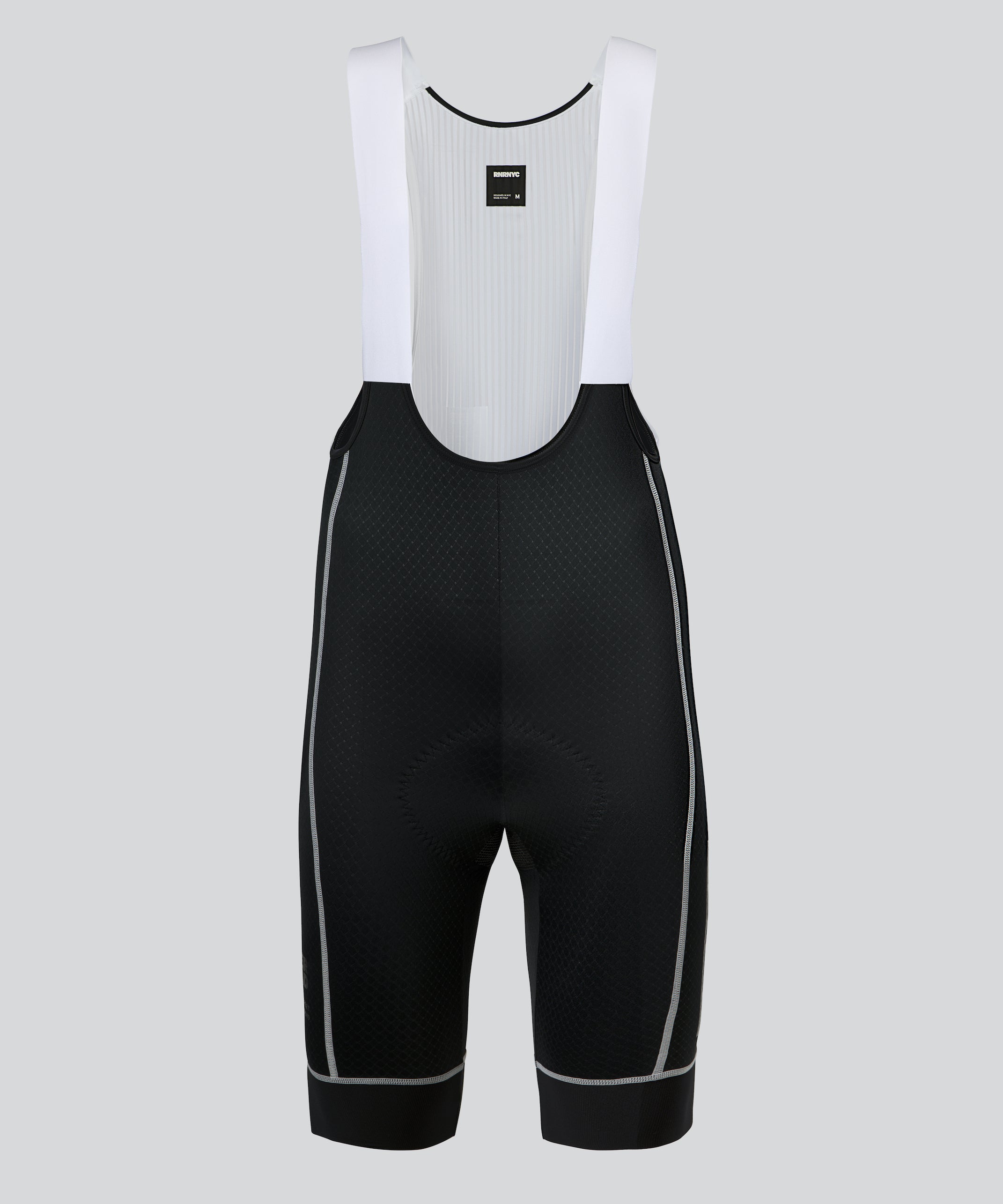 Women's RNRNYC™ IMPACT Bib Shorts - Black/White - RNRNYC™