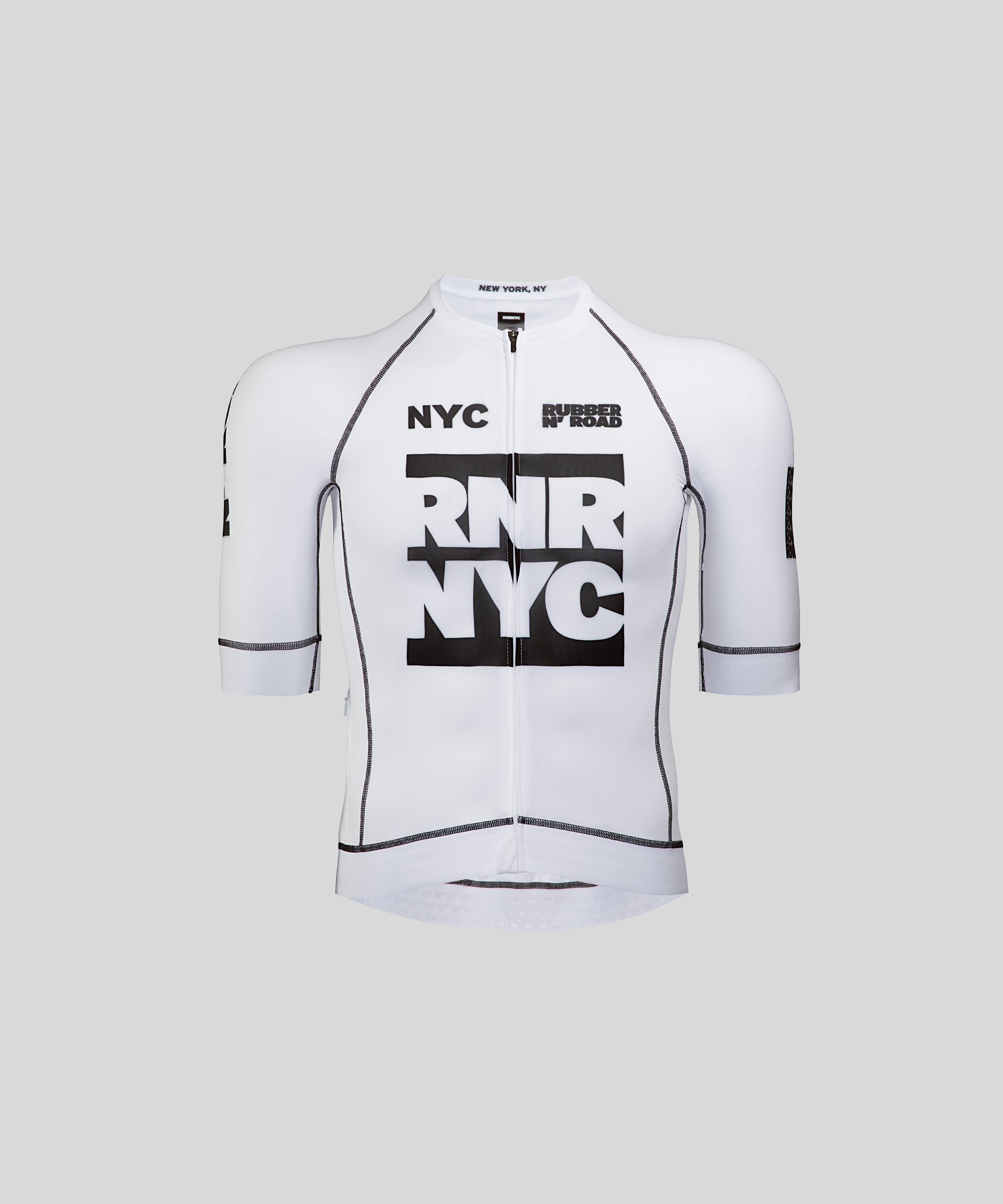 Women's RNRNYC™ IMPACT Jersey - White/Black - RNRNYC™