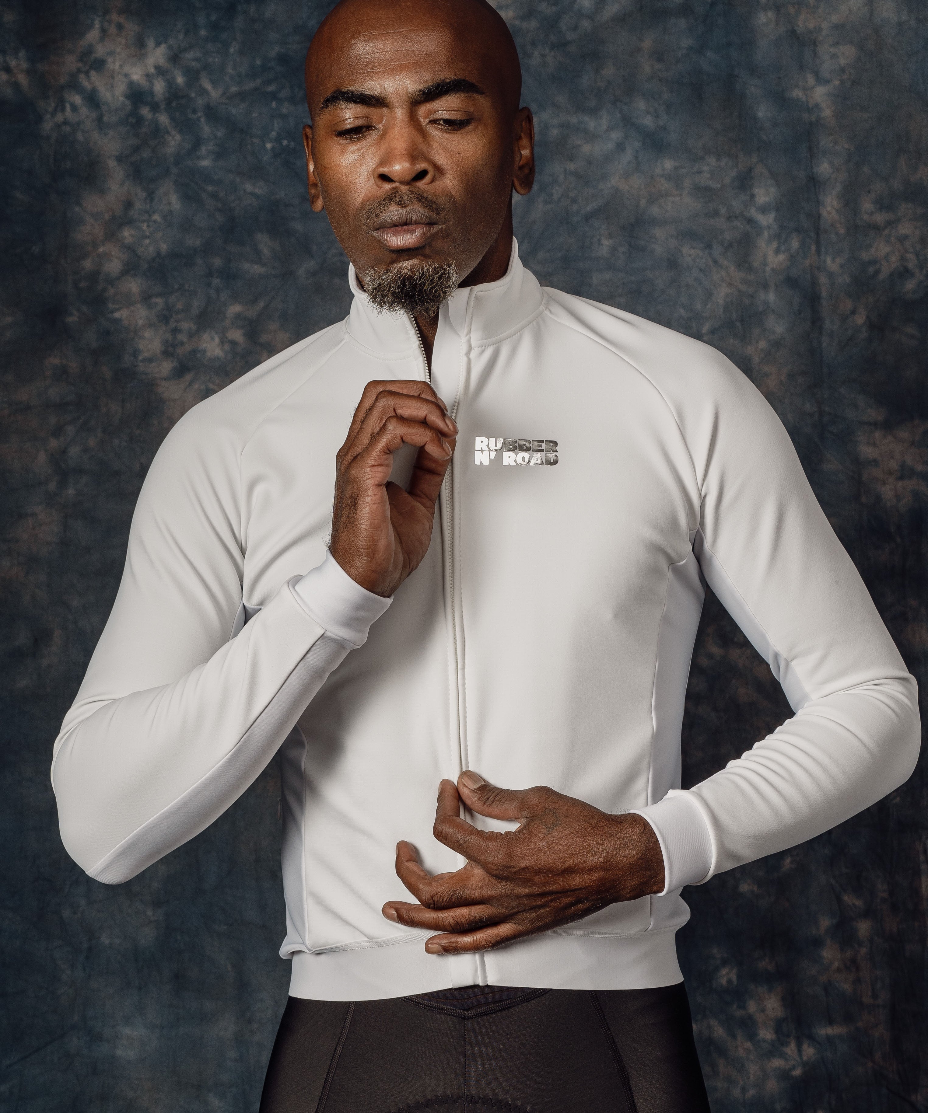 Rebel Hybrid Jacket - White / Chrome - RUBBER N' ROAD
