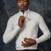 Rebel Hybrid Jacket - White / Chrome - RUBBER N' ROAD