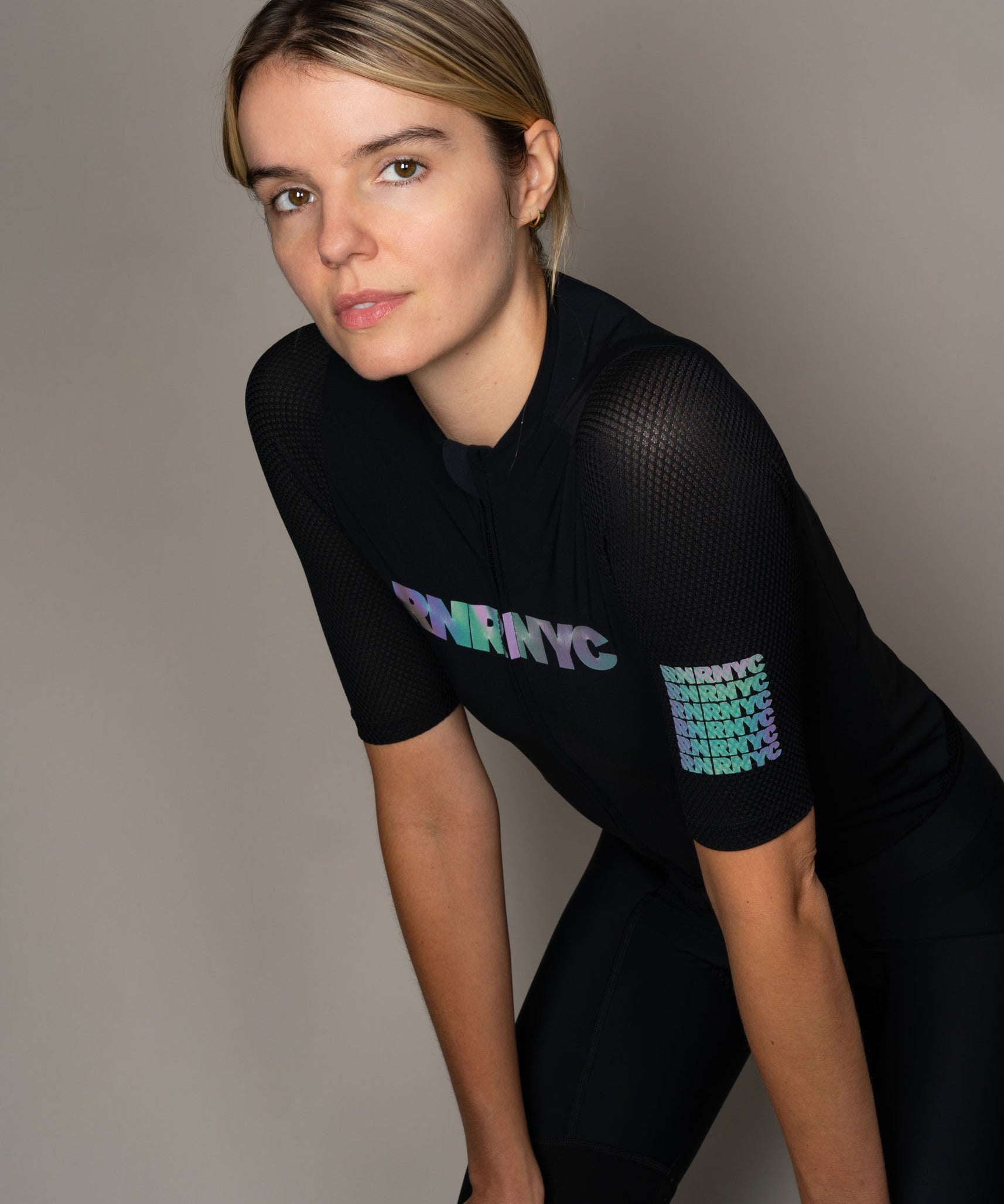 Women's REVERB Race Jersey - Black - RNRNYC™