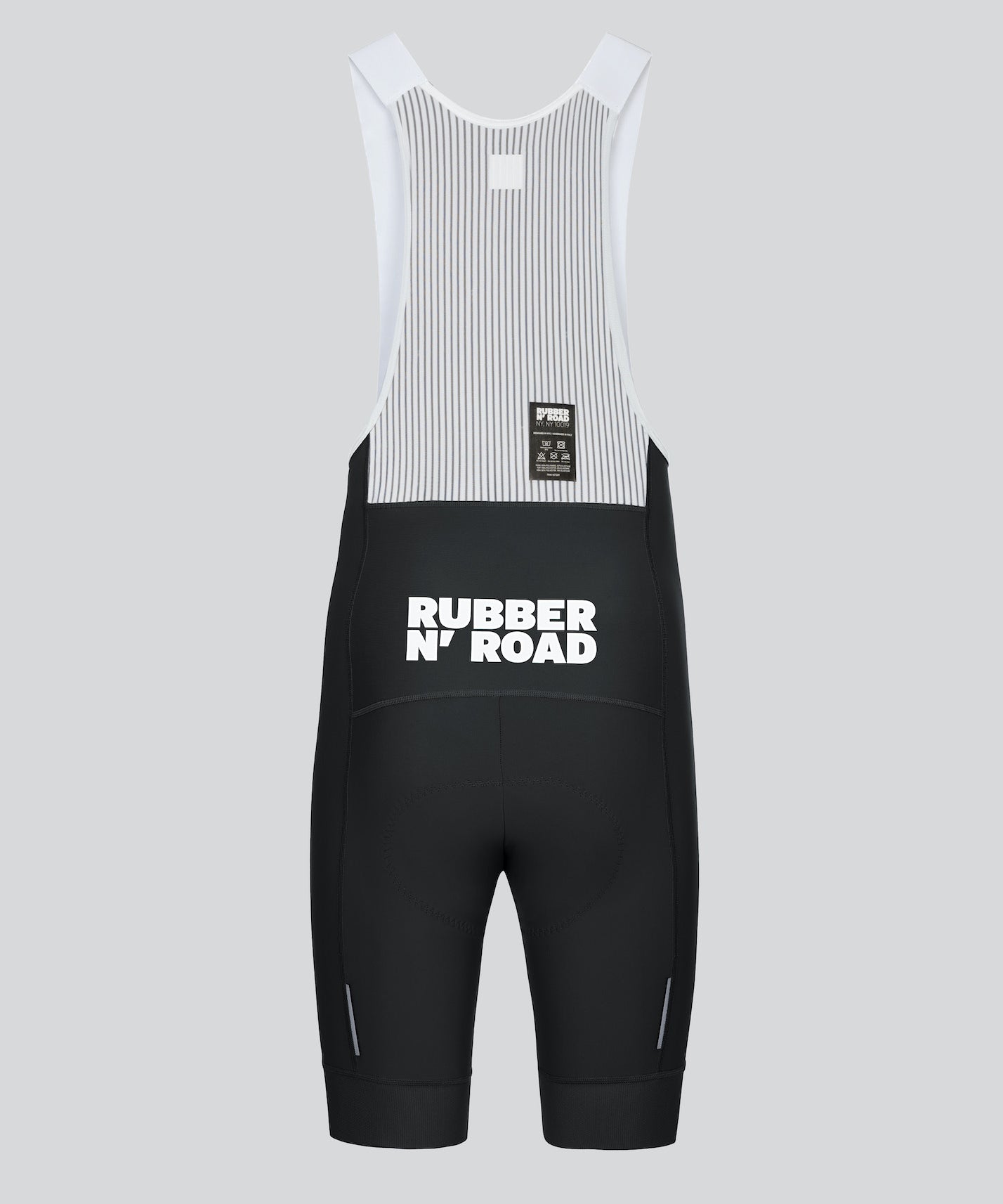 Uniform Bib Shorts - Black/White - RUBBER N' ROAD