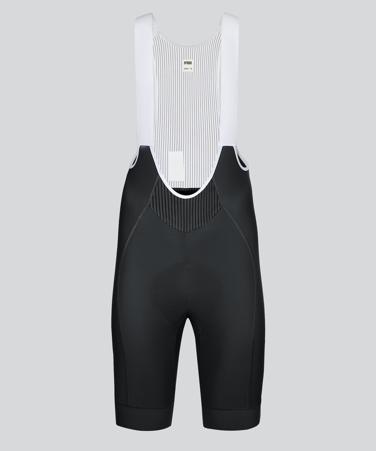 Uniform Bib Shorts - Black/White - RUBBER N' ROAD
