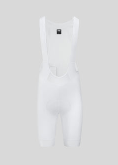 Women's Uniform Bib Shorts - White/Black - RUBBER N' ROAD