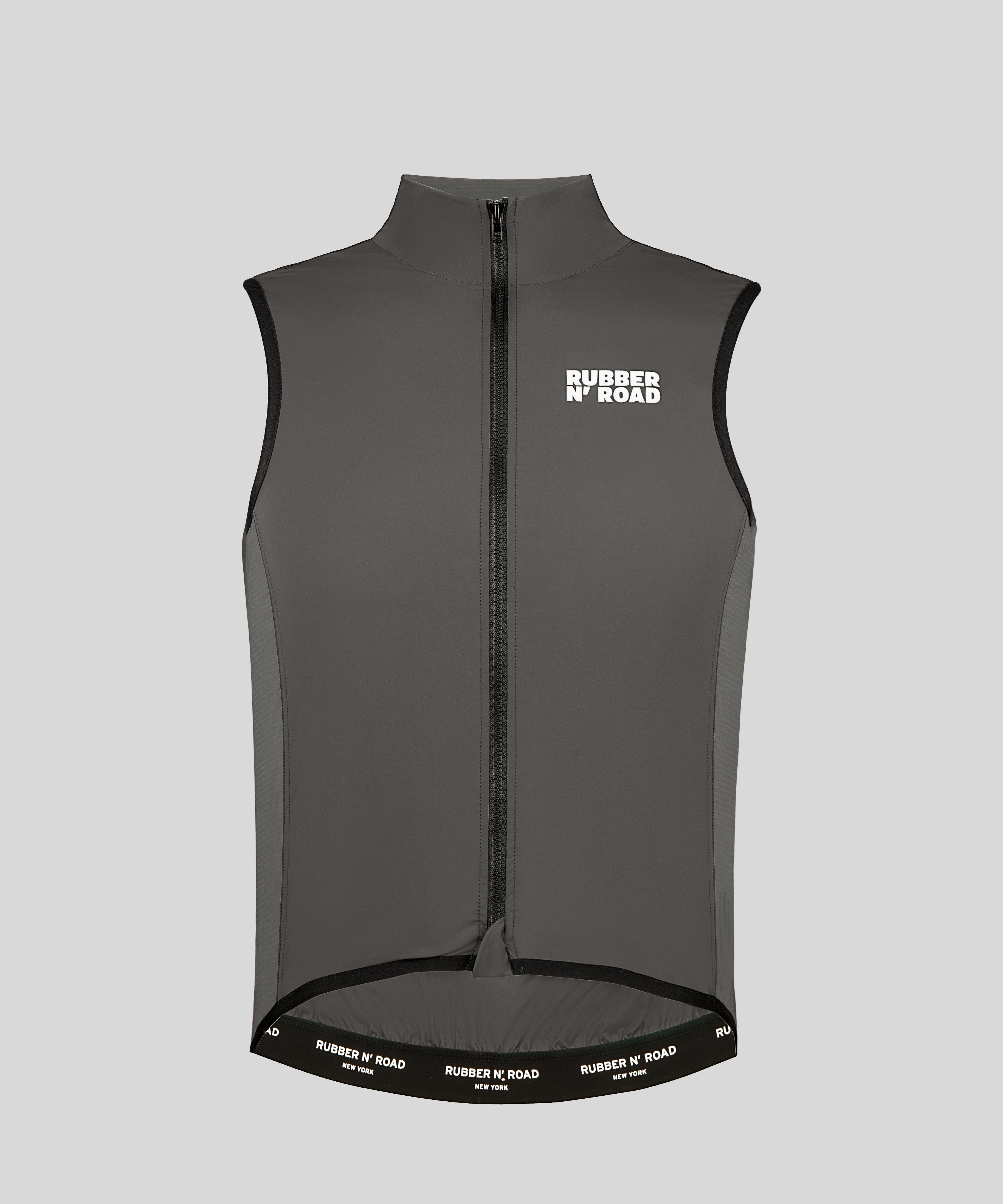 Uniform Wind Vest 2.0 - Warm Grey - RUBBER N' ROAD
