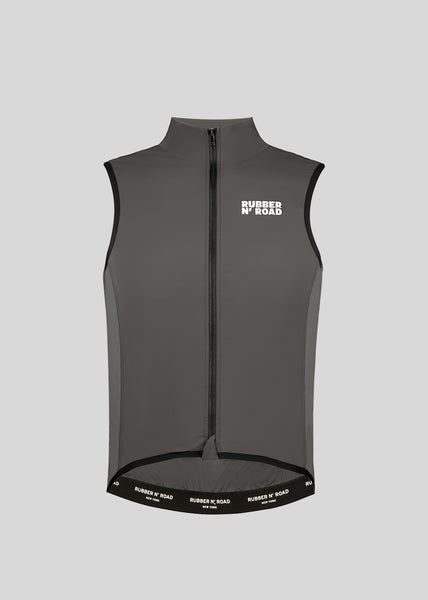 Uniform Wind Vest 2.0 - Warm Grey – RUBBER N' ROAD CYCLING