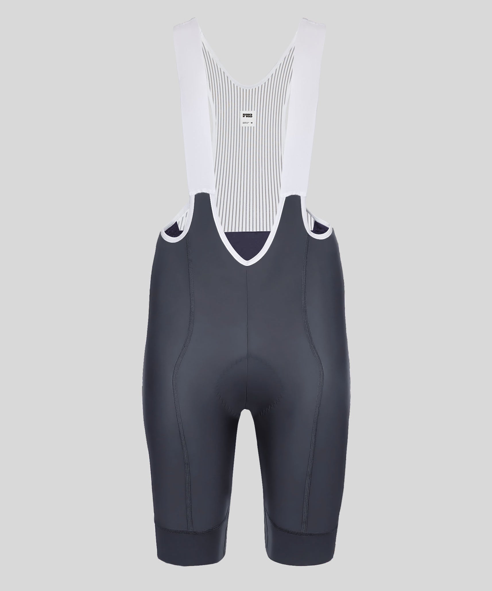 Women's Uniform Bib Shorts - Dark Grey - RUBBER N' ROAD