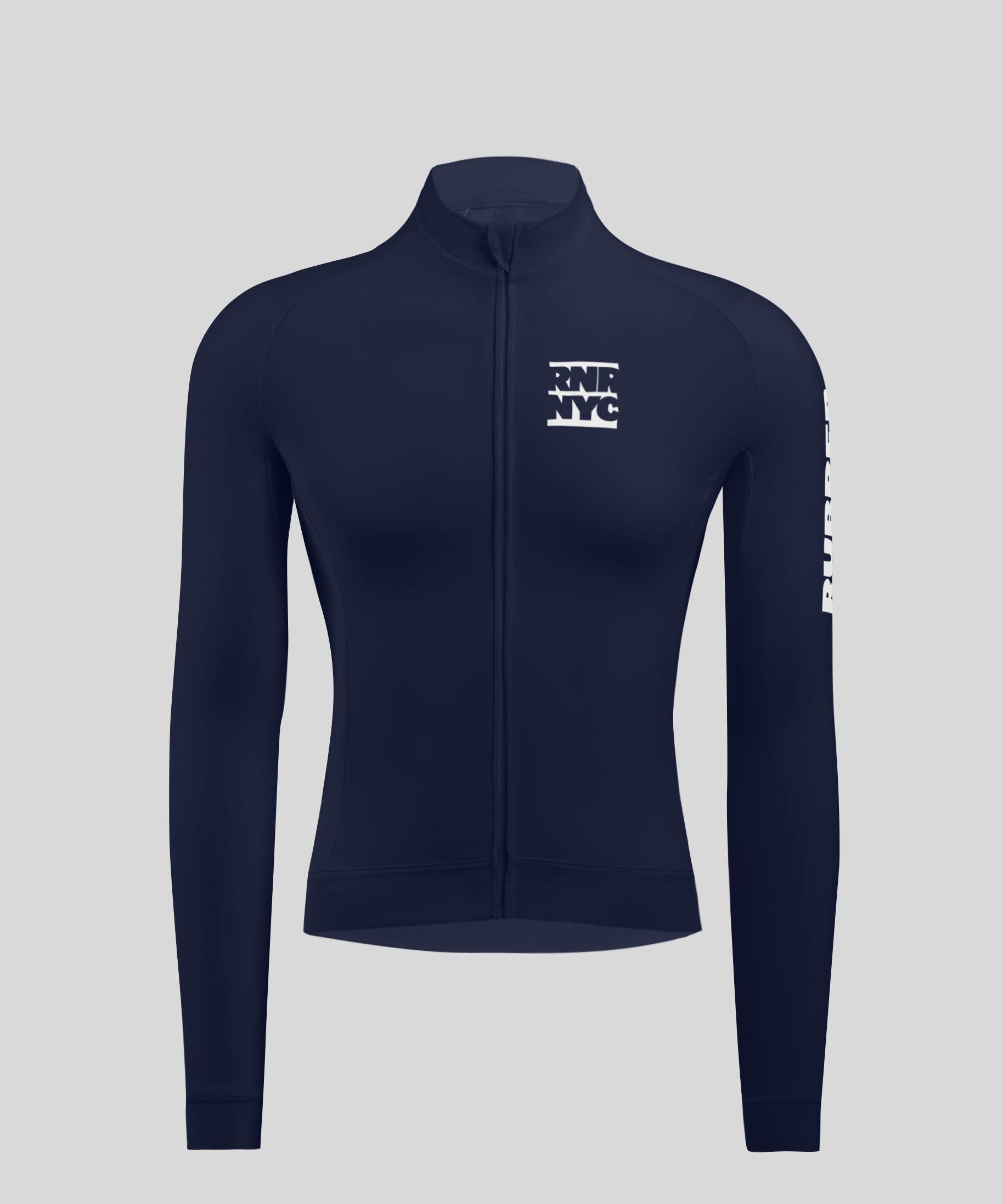 Women's REVERB LS Midweight Jersey - Navy - RNRNYC™