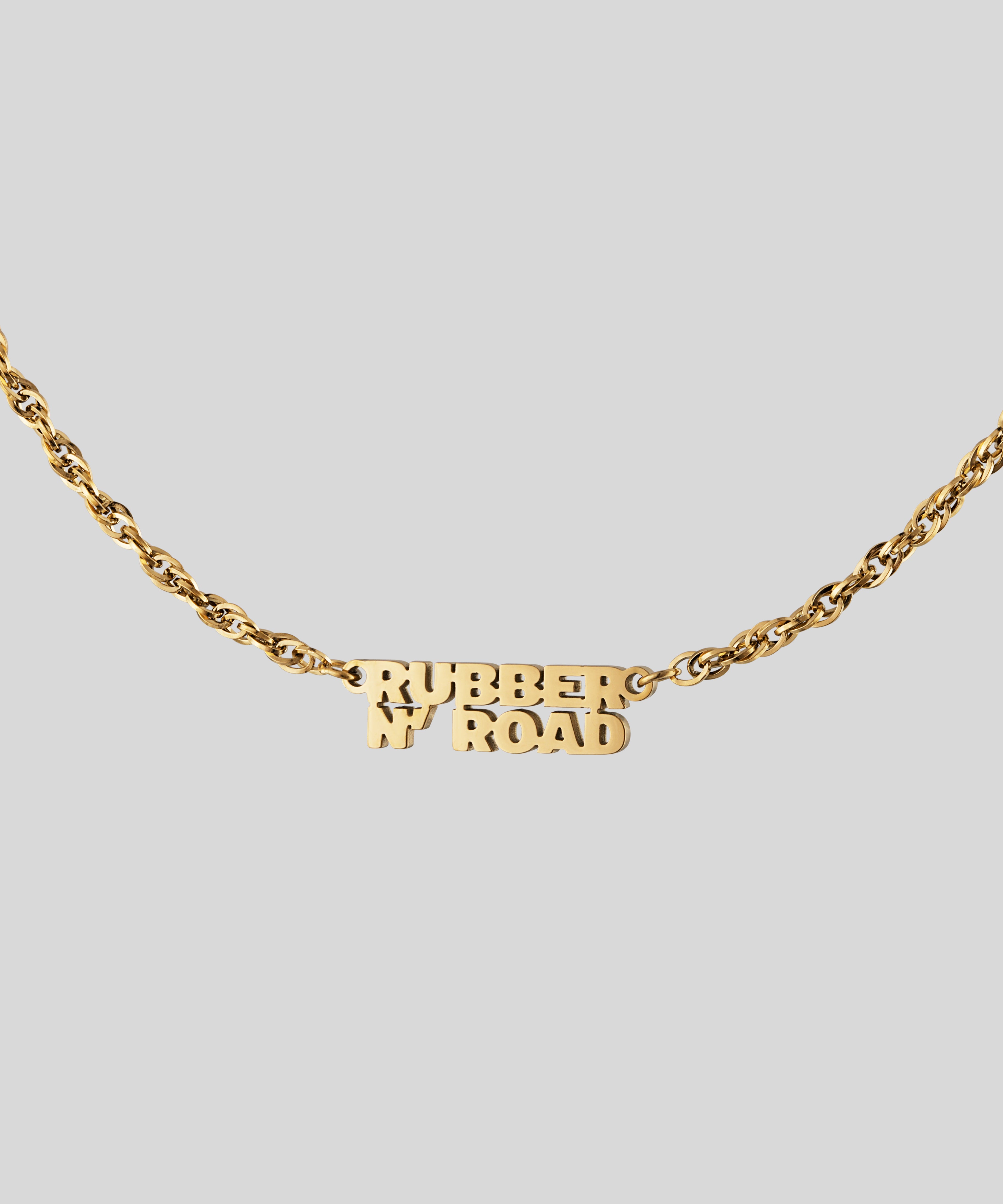 Gold Logo Chain - RUBBER N' ROAD