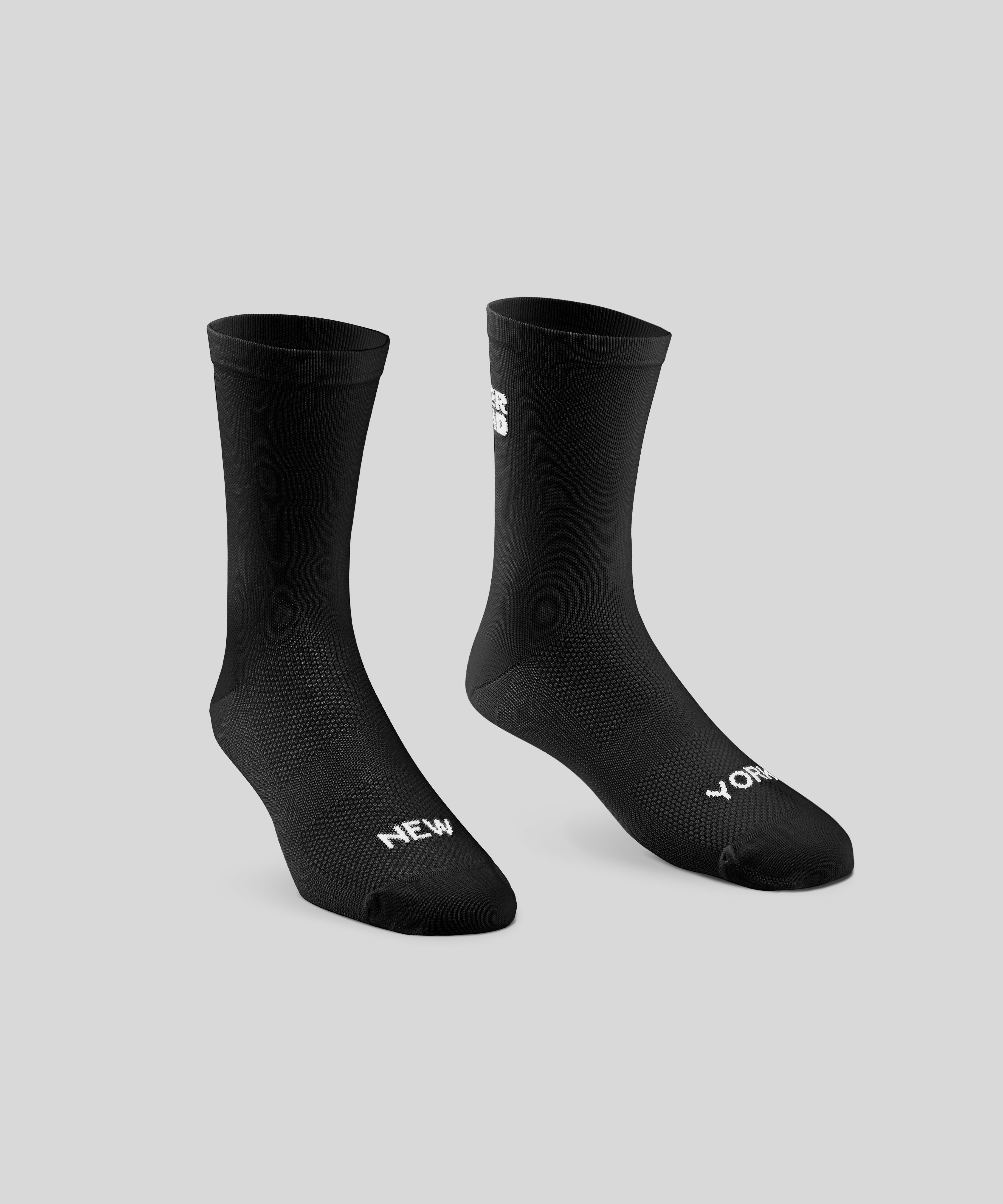 Uniform Logo Socks - Black - RUBBER N' ROAD
