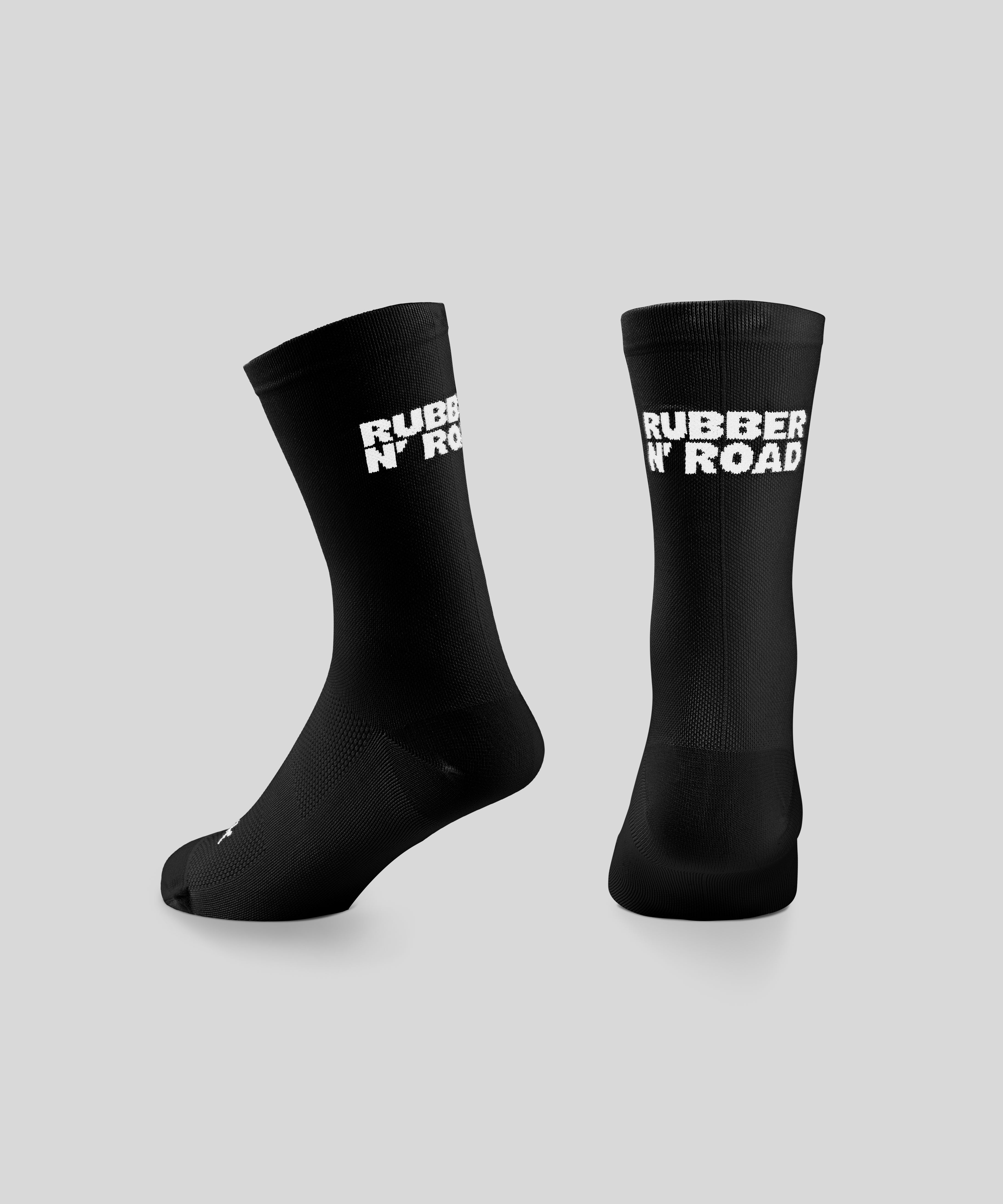 Uniform Logo Socks - Black - RUBBER N' ROAD