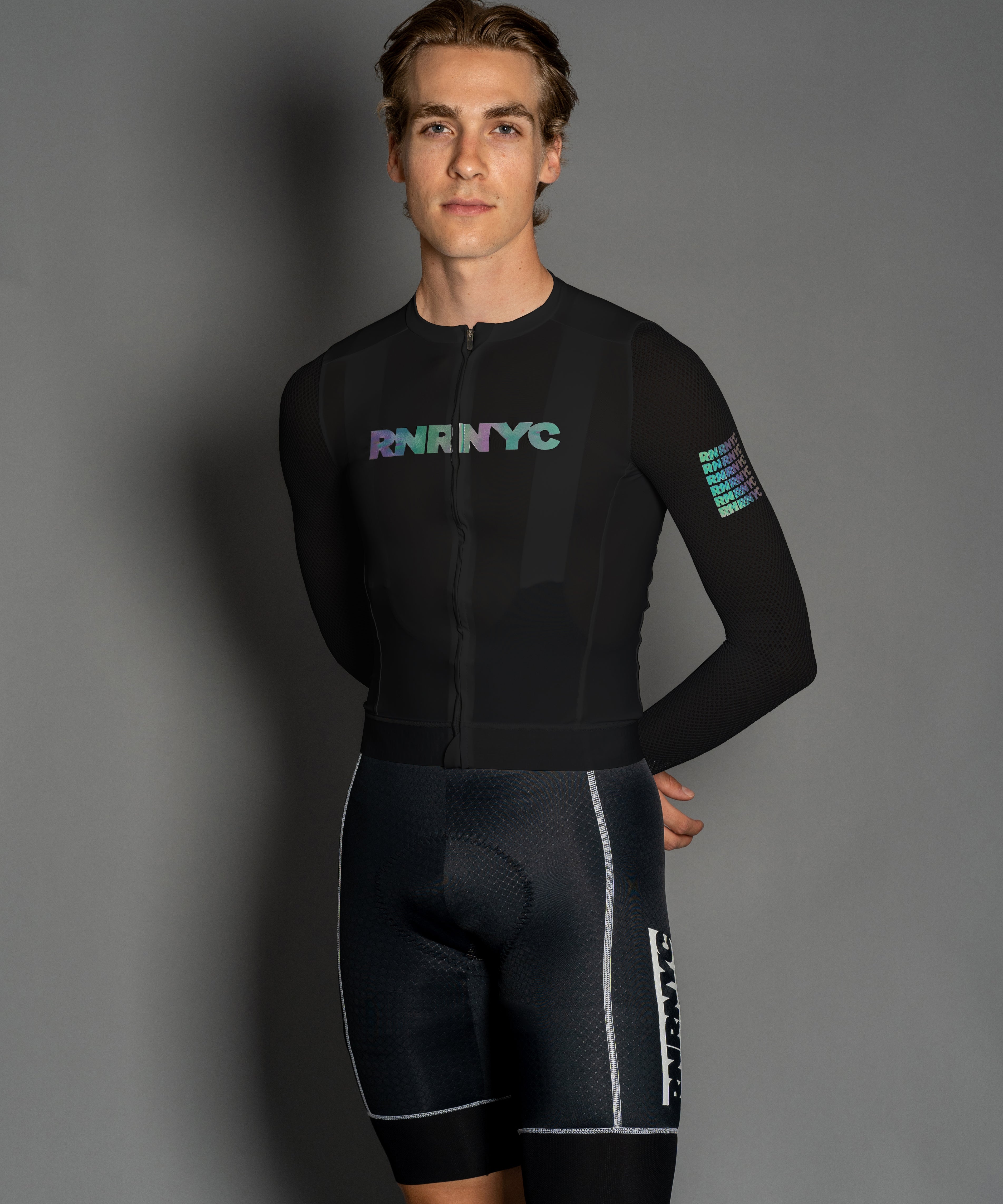REVERB LS Race Jersey - Black - RNRNYC™