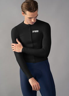 Uniform Long Sleeve Jersey - Black - RUBBER N' ROAD