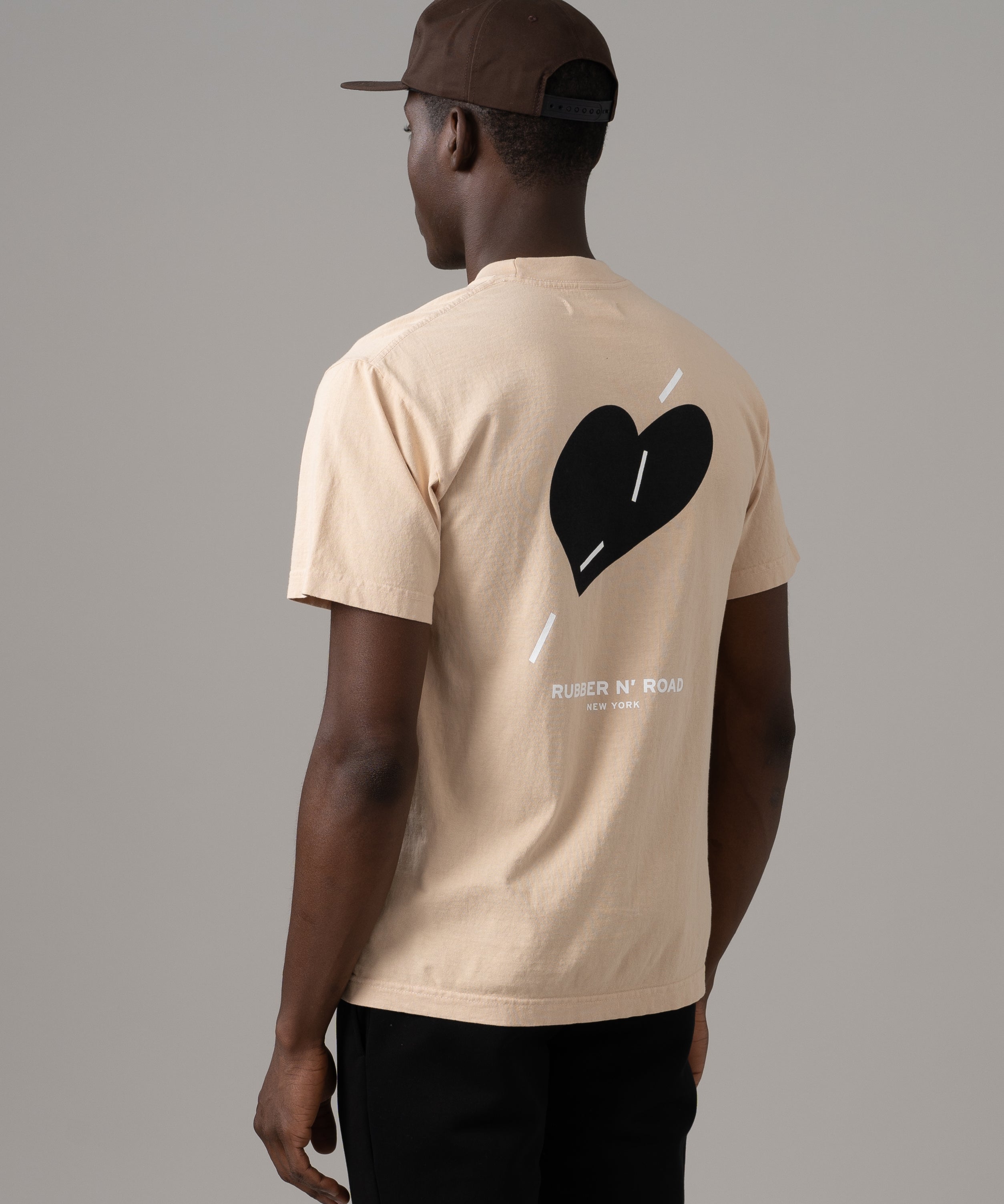 Black Heart T-Shirt - RUBBER N' ROAD NEW YORK