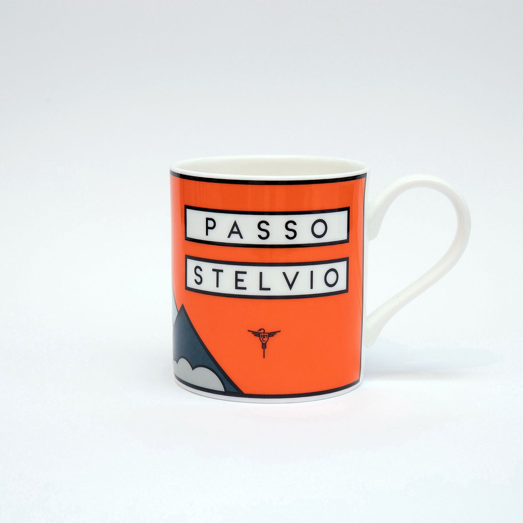 Ceramic Coffee Mug - Passo Stelvio