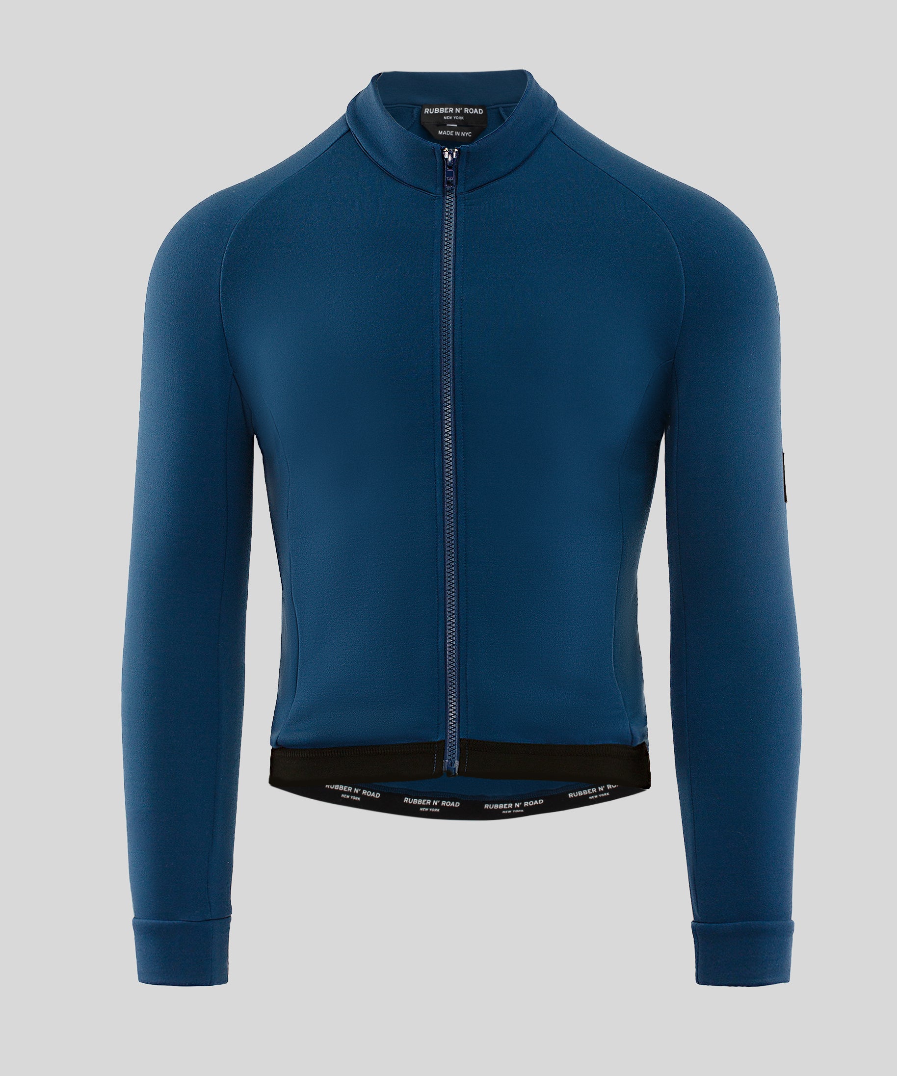 Cloud_Shift™  Long Sleeve Winter Jersey - Hudson Blue - RUBBER N' ROAD NEW YORK