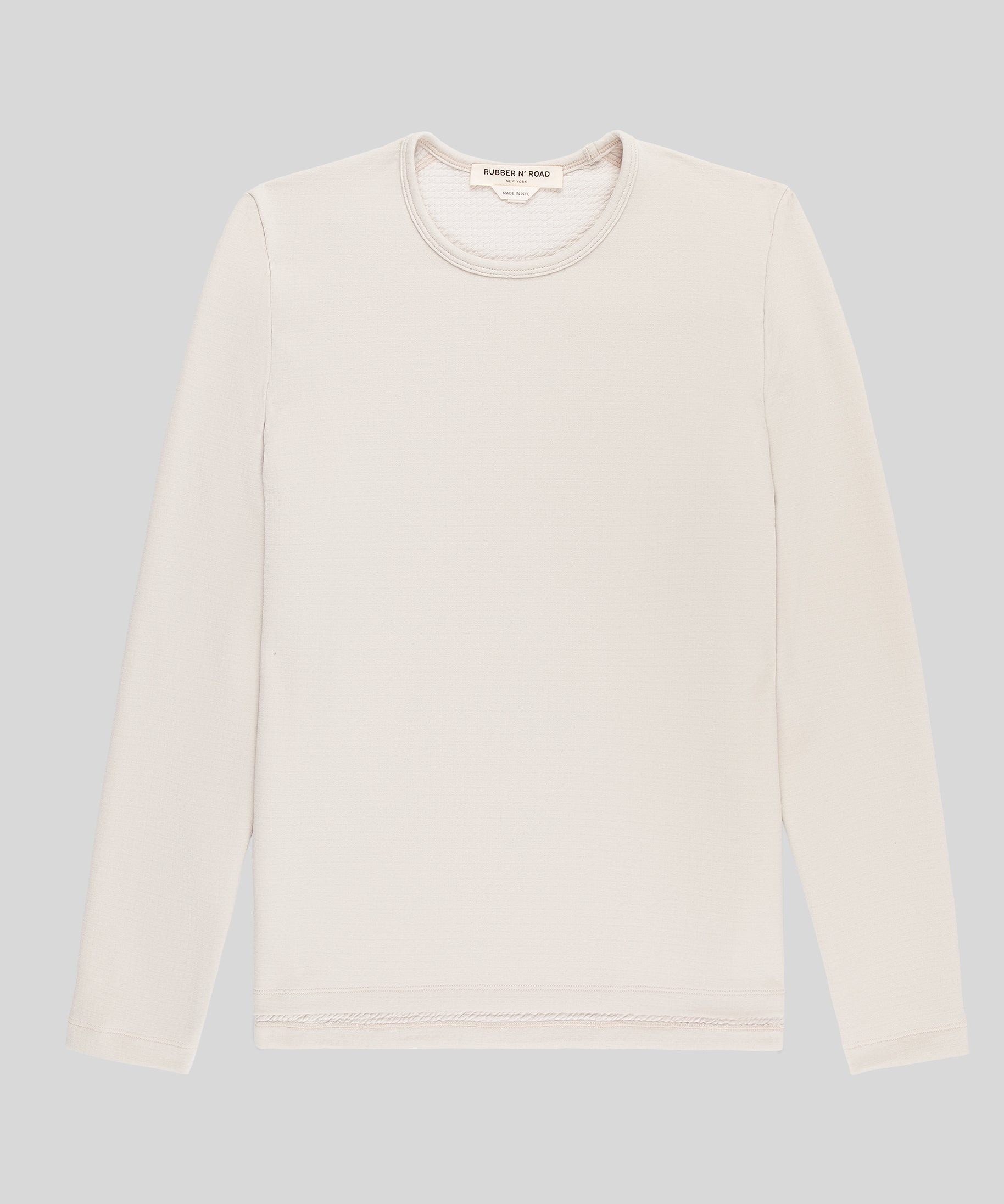 QuiltTech™  Wind Resistant Crewneck - Recycled - RUBBER N' ROAD NEW YORK